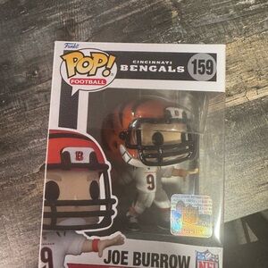 Funko Pop! NFL Joe Burrow Figure - Black and White Cincinnati bengals